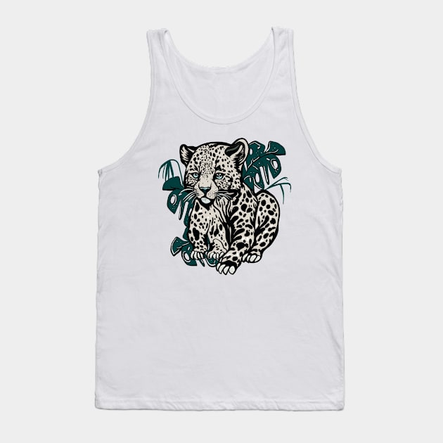 Snow leopard Tank Top by jen28